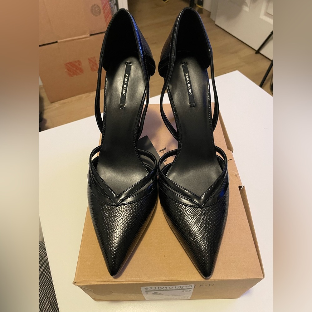 Zara Contrast heels - Picture 3 of 8